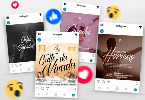 Imagem 6 de 7 de Pack Gospel + De 1000 Psd + Brinde Pack Canva Completo