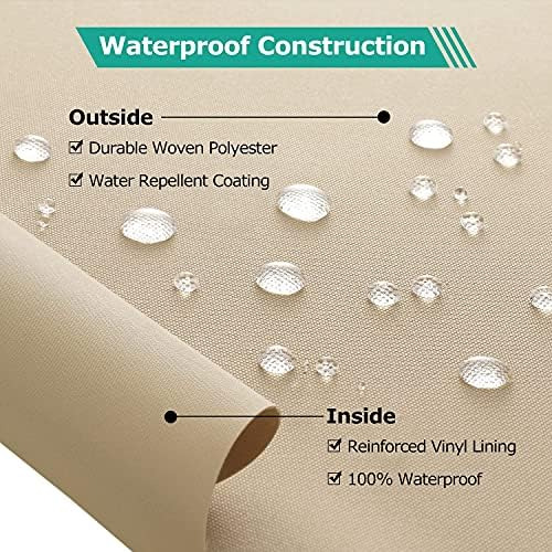Sunpatio Funda Para Tumbona Impermeable Para Exteriores, De