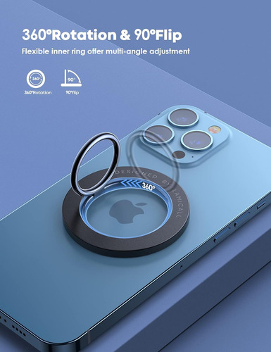 Magnetic Ring P/ Magsafe Lamicall Rs06-eu-b, Color Black
