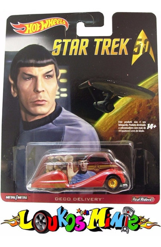 Hot Wheels Star Trek Deco Delivery Pop Culture Lacrado 1:64