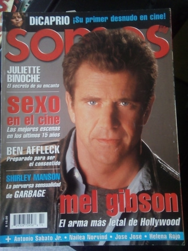 Mel Gibson El Arma De Hollywood Revista Somos Año-1998