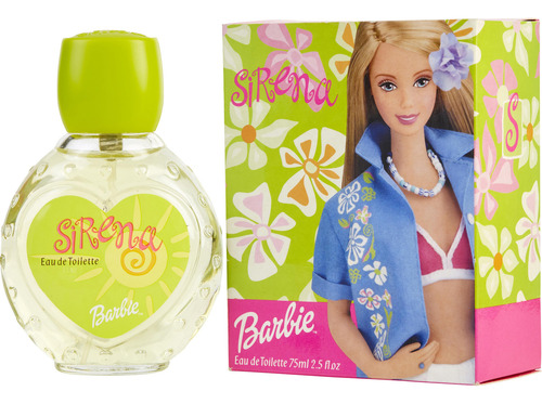 Perfume Barbie Sirena Edt En Spray Para Mujer 75 Ml