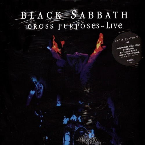 Lp Black Sabbath Cross Purposes: Live 180 Gram 2xlp + Poster