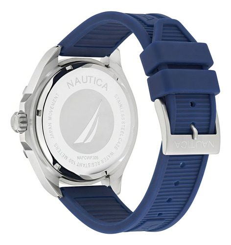 Reloj Para Hombre Nautica Clearwater Beach Napcwf305 Azul
