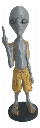 Figura/muñeco Alien Extraterrestre Paul Dedo Arriba 3d 30cm
