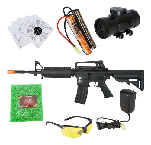 Rifle Airsoft Gen 2 Lt-03 Carbine 6mm Negro Kit Xchwsc