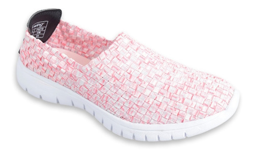 Zapatilla Pancha Elastizada Flywing F5218 Tejida Flexible