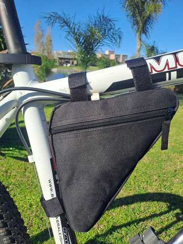 Bolso Alforja Para Bicicleta Mtb Buena Calidad Negro Negro