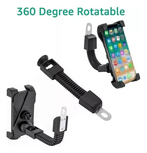 Soporte De Celular Moto Telefono 360 Retrovisor Universal