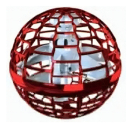 Juguetes con forma de bola voladora, orbe flotante, minidron con color rojo
