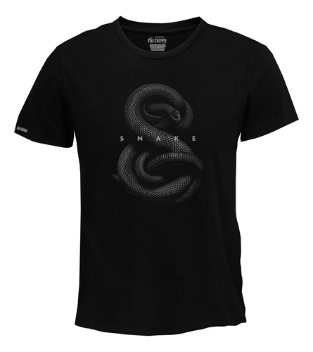 Camiseta Estampada Serpiente Culebra Original Inp Hombre Bto