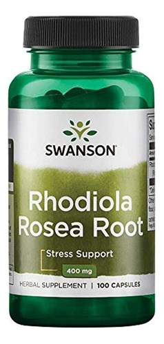 Rhodiola Rosea Raíz De 400 Mg 100 Cápsulas, Unidad-sw1004,