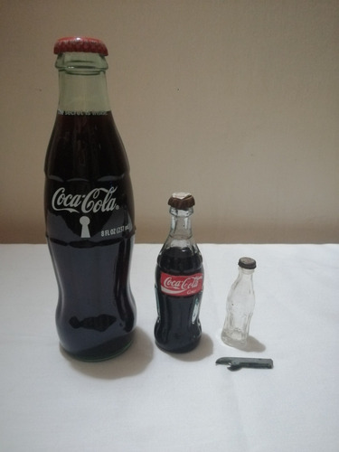 Imagen 2 de 6 de Colección De Botellas Y Vasos Coca Cola