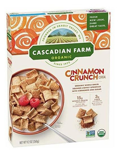 Cereal Orgánico Crujiente De Canela 9.2 Oz