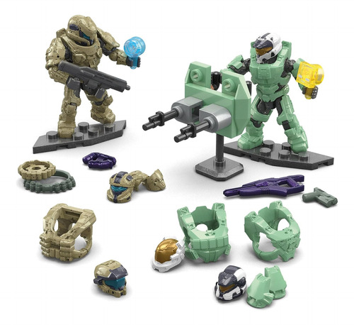 Figura De Acción De Mega Bloks Bazaar Battleground Halo Infi