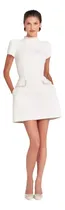 Comprar Vestido Mujer Elegante Estilo Chanel Cuello Alto Manga Larga