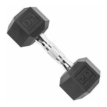 Cap Barbell Sdp-025 De Color Recubiertas Hex Pesa, Negro, 25