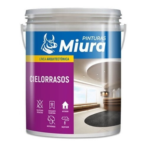 Cielorraso Latex Miura 20l Blanco