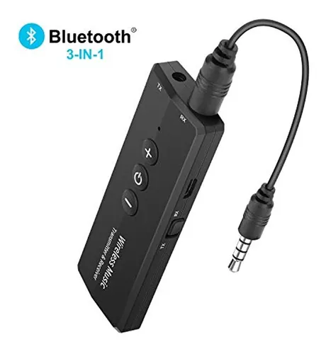 Transmisor Y Receptor Bluetooth 3 En 1, Adaptador Bluetooth