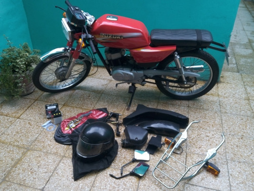 Imagen 7 de 24 de Moto Suzuki Ax 100 Año 2014 3500 Km Oportunidad