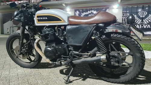 Cb 450 Custom - Customizada Cafe Racer - Branca