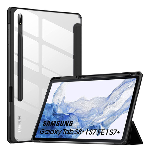 Case Protector Para Galaxy Tab S7 Plus T975 T970 Flip Cover