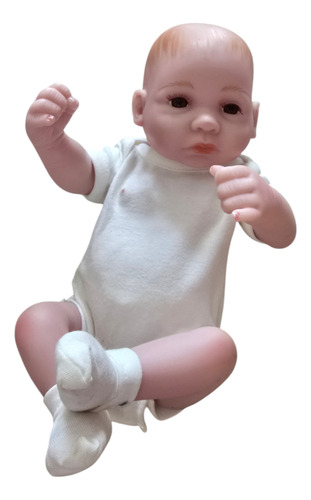Muñeca Newborn Bebé Recién Nacido Articulada 28 Cm Silicona