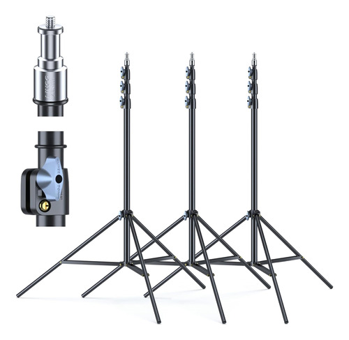 Kit 3 Tripies Lightstand Uso Rudo Heavy Duty Linco 2.10m