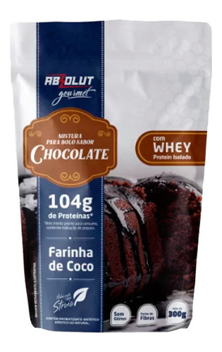 Mistura Para Bolo De Chocolate Fitness 300g - Absolut Nutrit