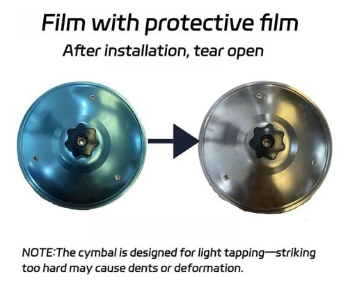 Crash Cymbal Car Air Vent, Easy Clip-on Mini Drum Veículos