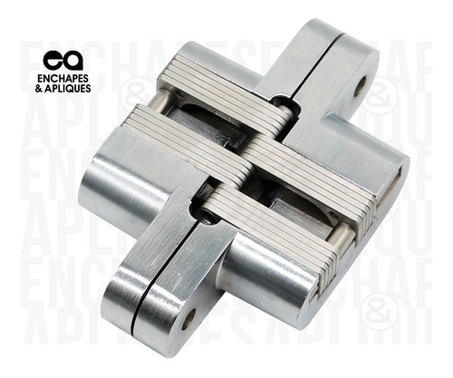 Imagen 4 de 4 de Bisagra Puerta Acero Invisible Acordeón 70 Mm X Und
