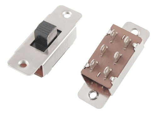 Interruptor Deslizante Panel Pcb 3 Posiciones 6 A 125 V 5 Un