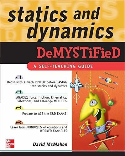 Statics And Dynamics Demystified - Mcmahon, David, de McMahon, Da. Editorial MCGRAW HILL en inglés