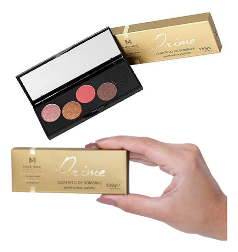 Paleta Prime Quinteto De Sombras Compactas 5,82g - Make More