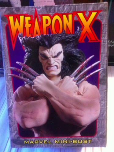 Mini Busto Weapon X, Wolverine, Limitado