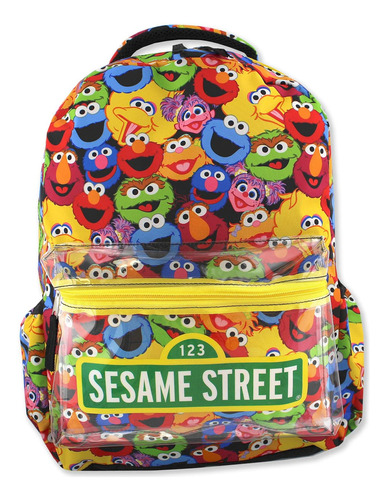 Sesame Street Gang Elmo Mochila Escolar Para Niños Y Niñas D