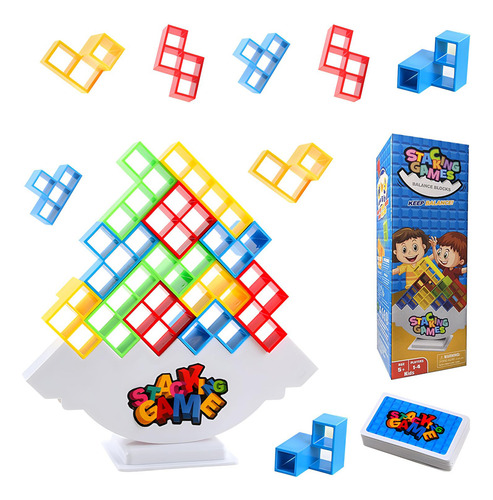 Tetris Tower Juego De Mesa 64pc - Genérica - Inglés
