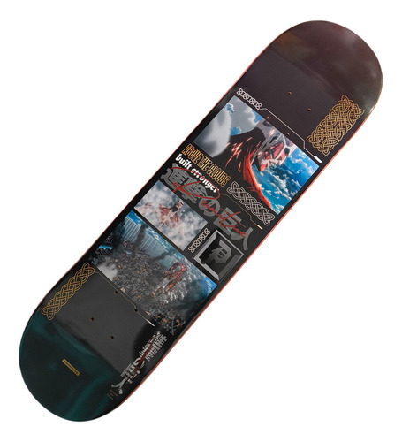 Tabla Patineta Skateboard. Primitive Explosive 8.0in Multicolor