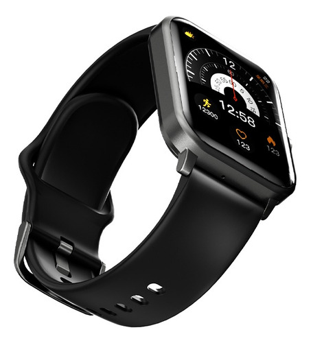 Relógio Smartwatch Qcy Watch Gts S2 Bluetooth 5.0 Ipx8 Cor da caixa Preto