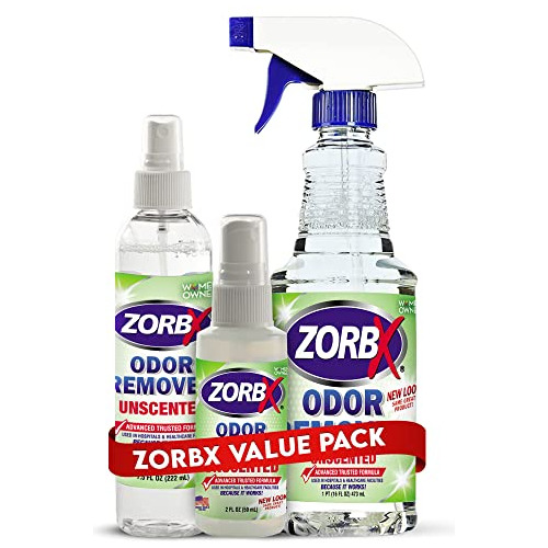 Zorbx Eliminador De Olores Sin Perfume, Paquete