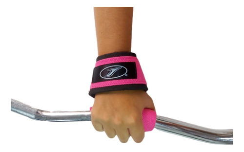 Straps Lifting Gym Correas Pesas Fitness Crossfit Muñequeras Color Rosa