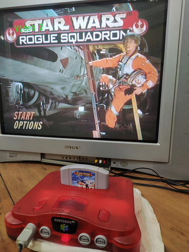Star Wars Rogue Squadron N64 C/ Caixa Locadora Original (Usado)