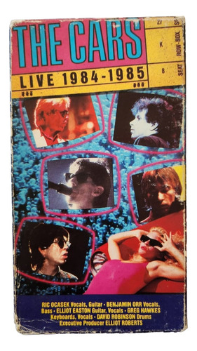 Vhs The Cars Live 1984 -1985 (1988)