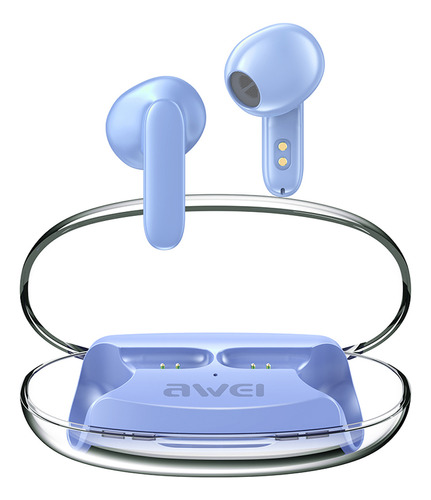 Audifonos Awei T85 Enc Tws In Ear Bluetooth Azul