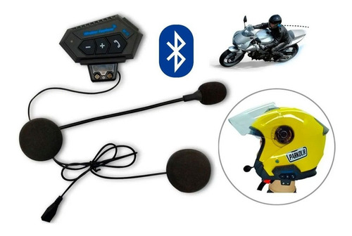 Audífonos Bluetooth Para Casco Moto Con Micrófono