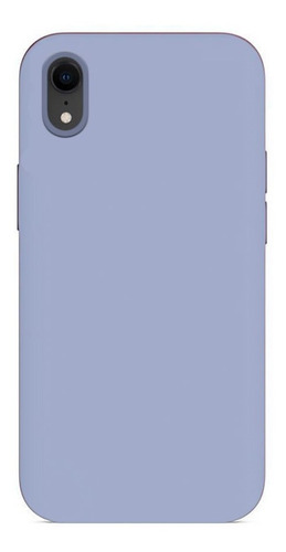 Protector Para iPhone XR Silicona Case Lila 