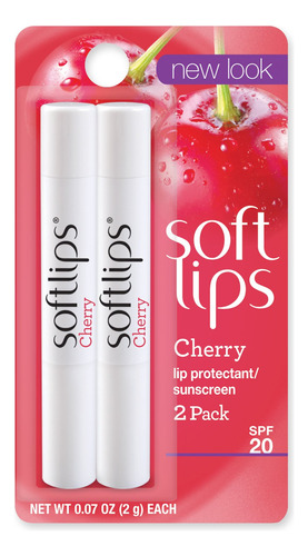 Softlips Paquete Económico De Protector De Bálsamo Labial.