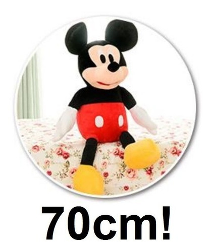 Pelúcia Do Mickey Mouse Grande Gigante - 70cm Frete Grátis
