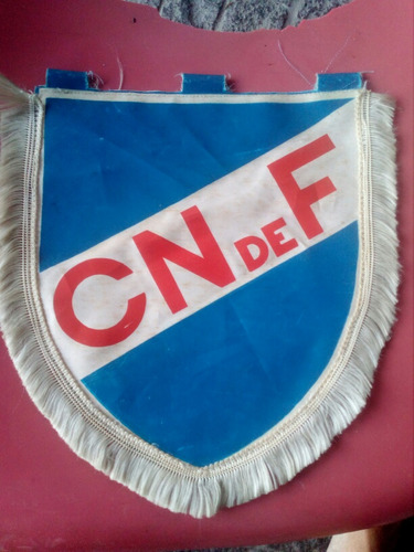 Banderin Club Nacional De Futbol Vintage Coleccion