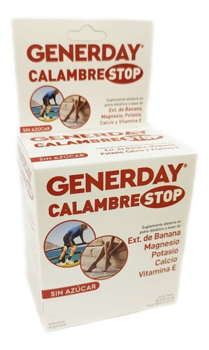 Generday Calambrestop Sin Azu. Estuche X 25 Sob. De Fábrica.